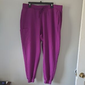 Mandala Purple Jogger Scrub Pants
